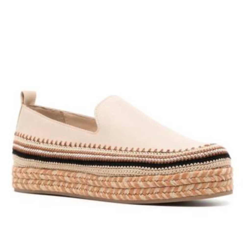 ULLA JOHNSON LUCIA CROCHET-KNIT ESPADRILLES